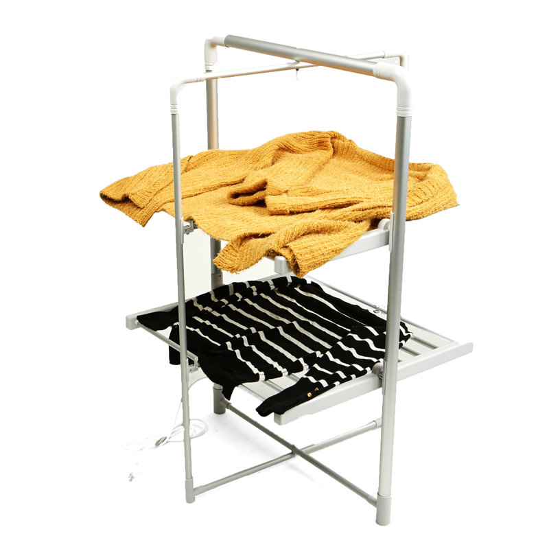 Mind Reader 100 Watt Foldable Freestanding Electric Towel Warmer